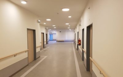 Montáž SDK, PVC a dlažby zdravotné stredisko Žilina